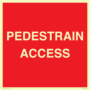 PEDESTRAIN ACCESS